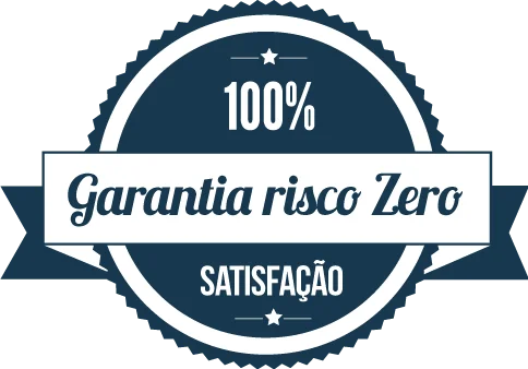 100% GARANTIA, Risco Zero!